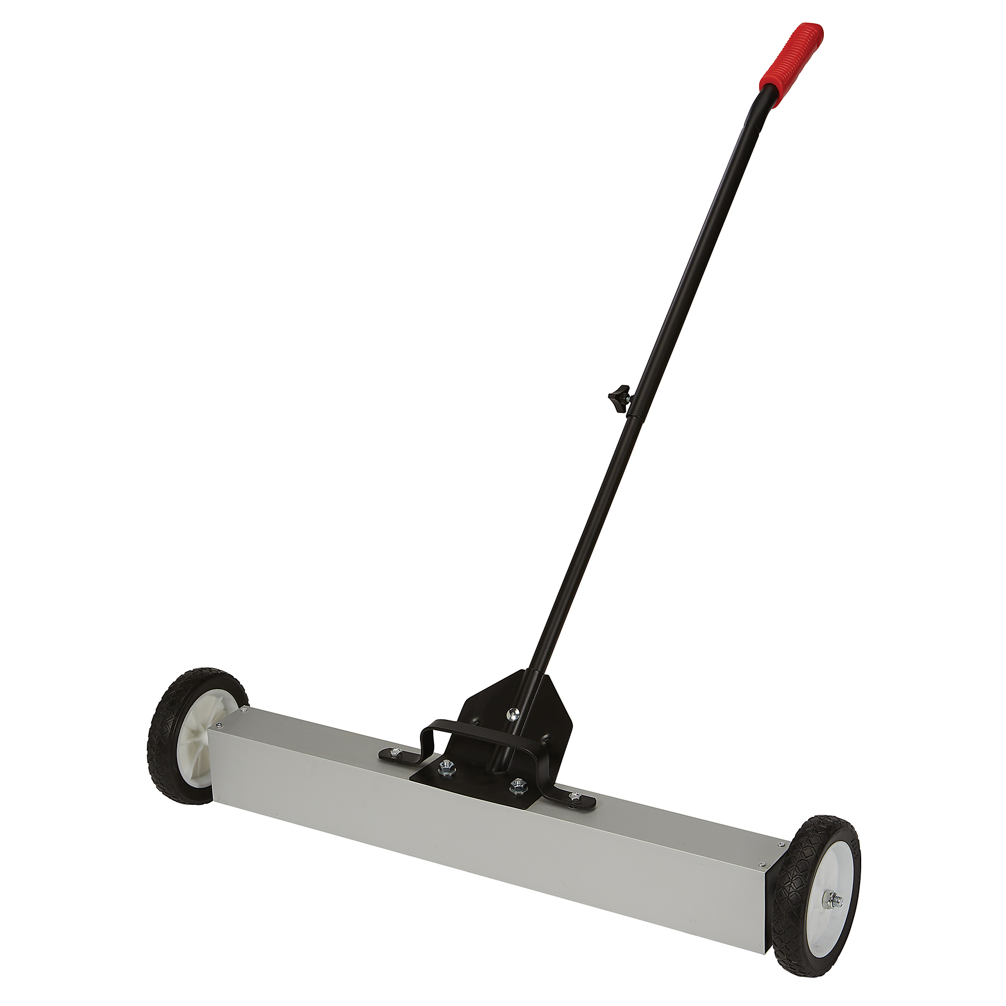 Klutch Telescopic Rolling Magnetic Sweeper, 30in.–44-1/2in. Handle, 50-Lb. Capacity